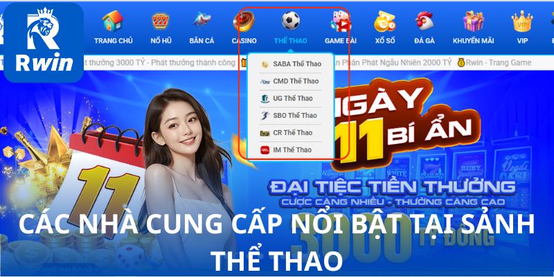 Khám phá các nhà cung cấp nổi bật tại sảnh thể thao Khám phá các nhà cung cấp nổi bật tại sảnh thể thao