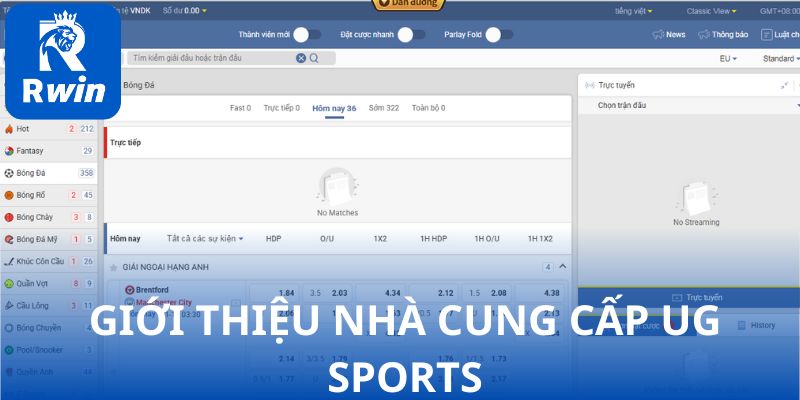 Giới thiệu nhà cung cấp UG Sports Giới thiệu nhà cung cấp UG Sports